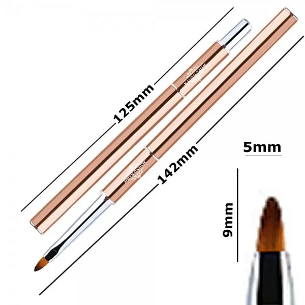 Designer Modellage Gel Pinsel oval #2 Nageldesign Nägel Nail